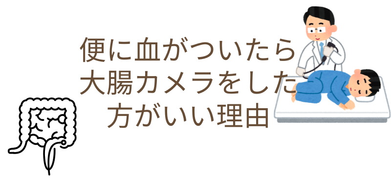 便に血がついたら大腸カメラをした方がいい理由